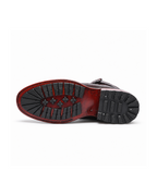 Black Cherry Crocodile Urban Ankle Boots