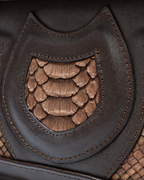 Brown Python Bag