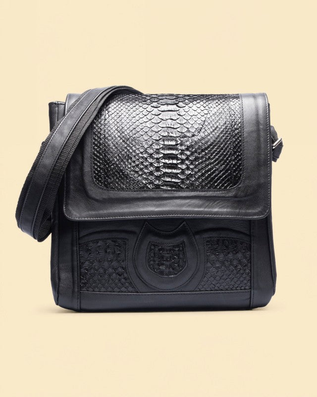 Bolso Pitón Negro