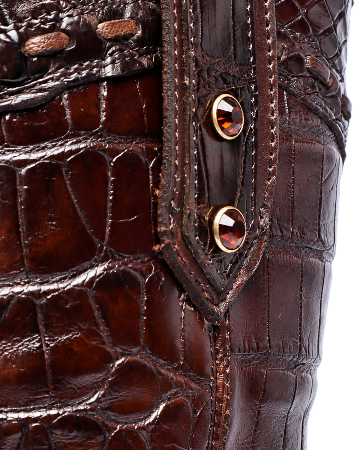 Full Alligator Dubai Brown Boot