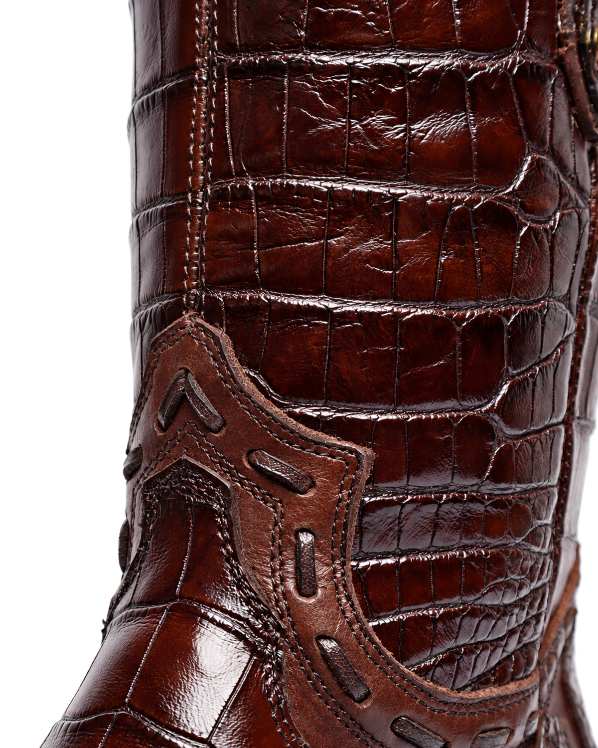Full Alligator Dubai Brown Boot