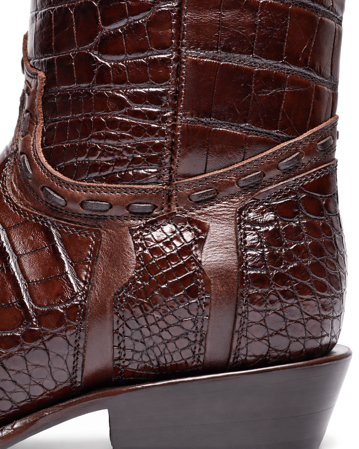 Full Alligator Dubai Brown Boot