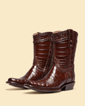 Full Alligator Dubai Brown Boot