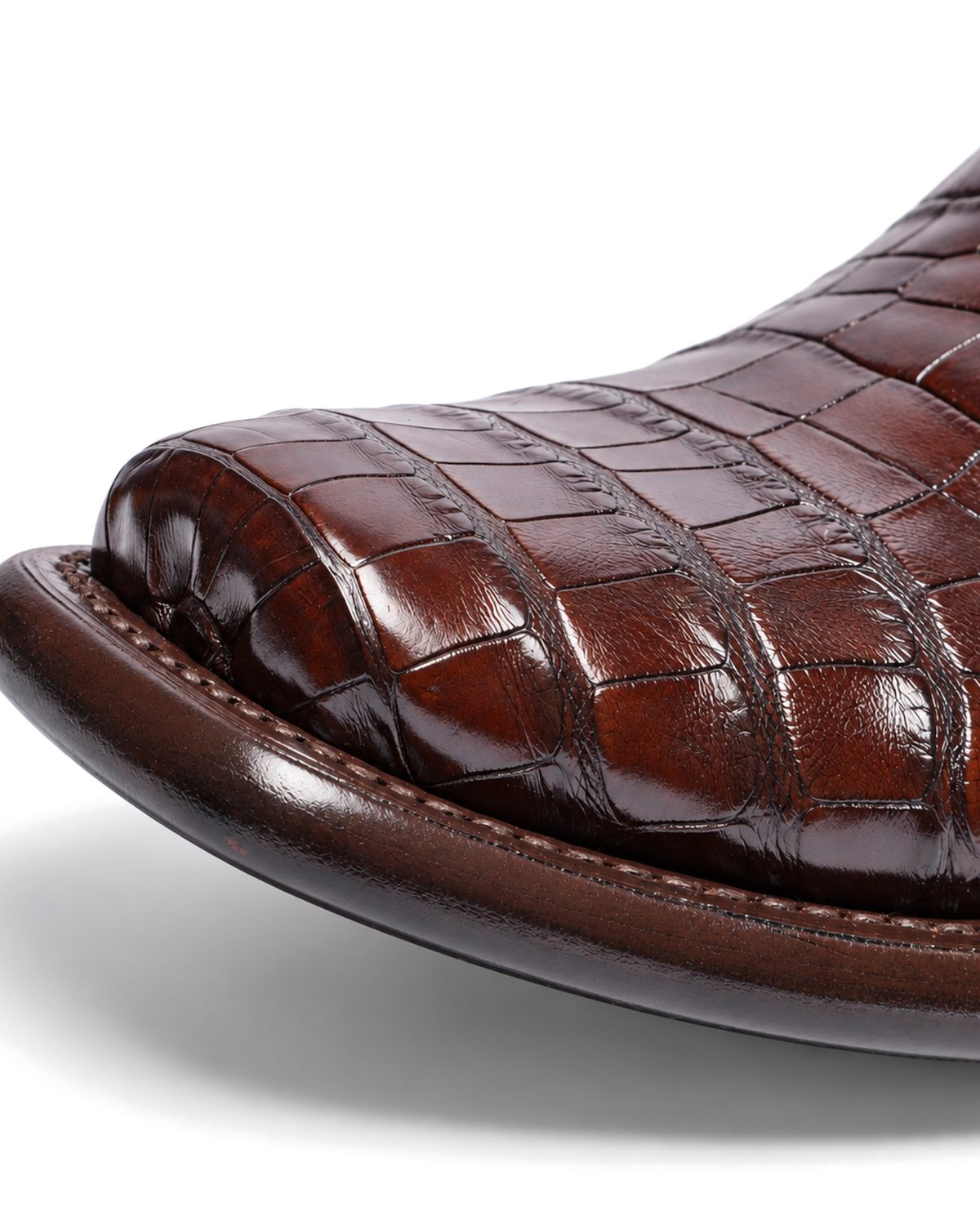 Full Alligator Dubai Brown Boot