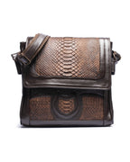 Brown Python Bag