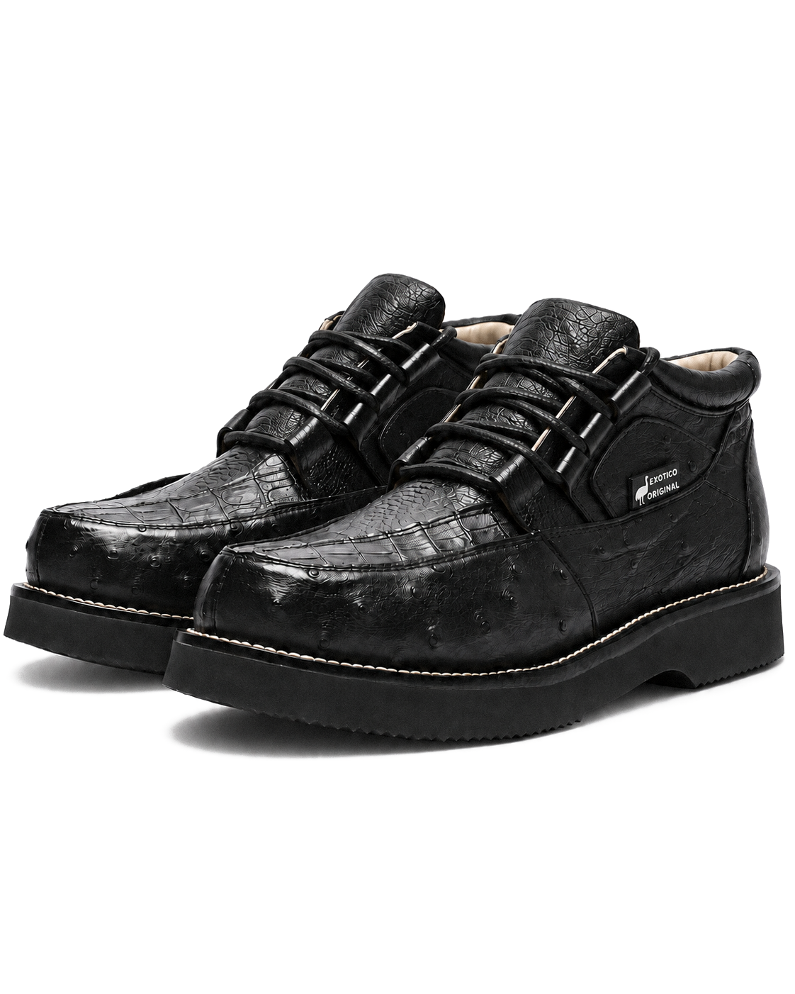 Zapato Avestruz Maromero Negro