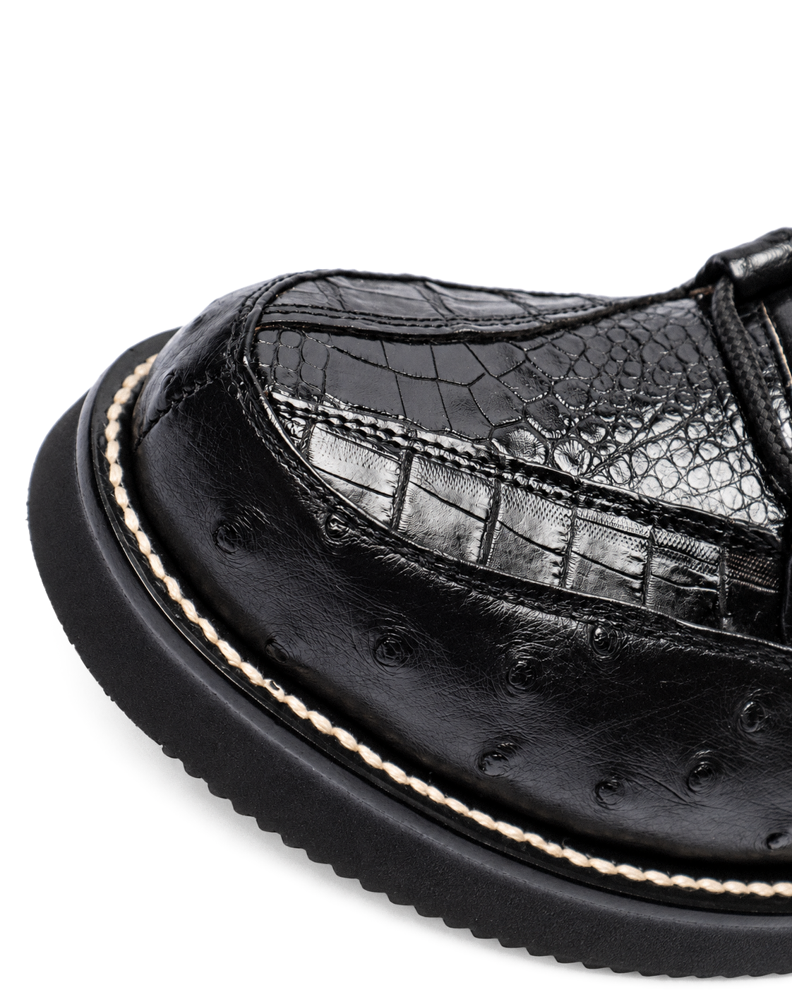 Zapato Avestruz Maromero Negro
