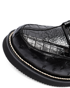 Zapato Avestruz Maromero Negro