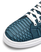 Tenis Low Top Pitón Azul