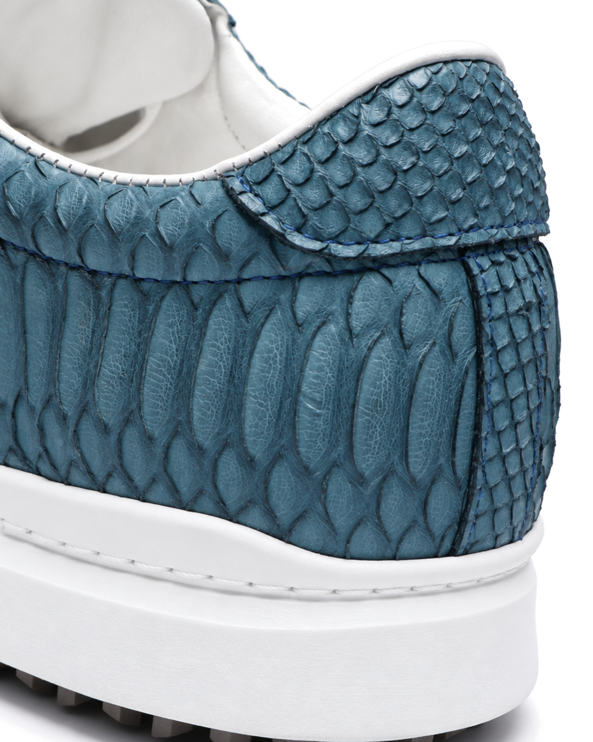 Tenis Low Top Pitón Azul