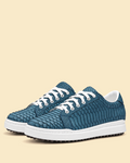 Tenis Low Top Pitón Azul